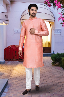 Art silk kurta pajama for mens 2