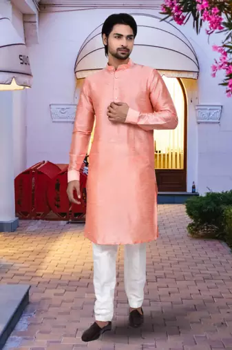 Art silk kurta pajama for mens