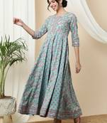 Women Trending Floral Printed Anarkali Kurta