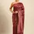 Sangam Prints Wine Cotton Woven Work Traditional Saree