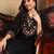 Black embroidered silk blend stitched readymade suit