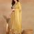 Gold embroidered silk blend stitched readymade suit