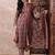 Green printed rayon stitched readymade suit