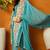 Multicolor printed blended cotton stitched readymade suit