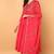 Pink embroidered silk blend stitched readymade suit