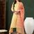 Yellow printed rayon stitched readymade suit