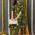 Green printed rayon stitched readymade suit