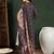 Blue printed rayon stitched readymade suit