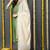 Green embroidered silk blend stitched readymade suit