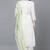 Green embroidered rayon stitched readymade suit