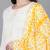 Yellow embroidered rayon stitched readymade suit