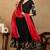 Black embroidered silk blend stitched readymade suit