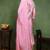 Pink printed blended cotton stitched readymade suit
