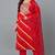 Pink embroidered viscose rayon stitched readymade suit