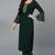 Green printed georgette stitched readymade suit