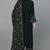Green printed georgette stitched readymade suit