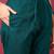 Navy blue printed viscose rayon stitched readymade suit