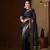 Navyblue Leheriya Zari Work Pure Satin Silk Traditional Saree With Blouse