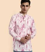 Vardha men's viscose printed short kurta - casual & comfortable everyday wear (multiple designs)