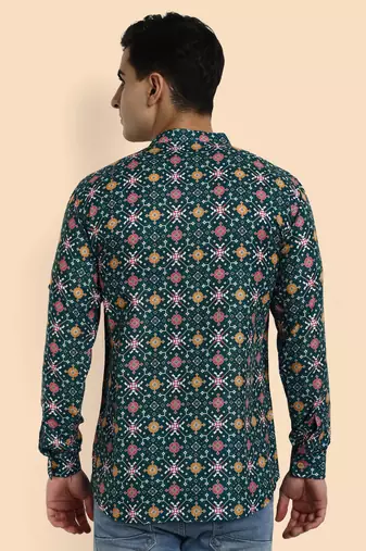 Vardha men's viscose printed short kurta - casual & comfortable everyday wear (multiple designs)