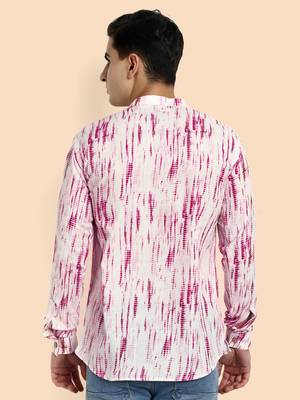Vardha men's viscose printed short kurta - casual & comfortable everyday wear (multiple designs) 3