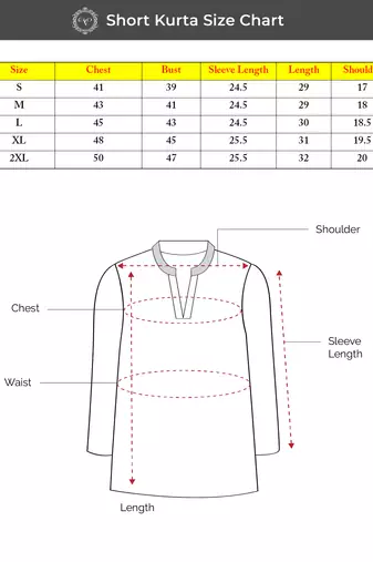 Vardha men's viscose printed short kurta - casual & comfortable everyday wear (multiple designs)
