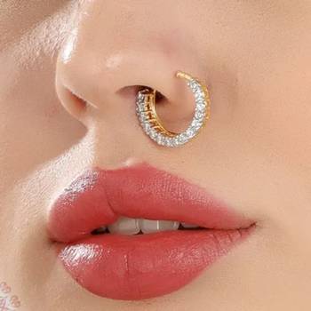 White nose-ring 1