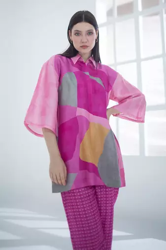 Bright pink long co-ord set
