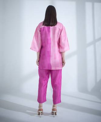 Bright pink long co-ord set 5