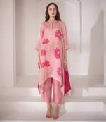 Light peach kaftan tail set