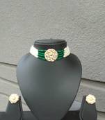 Multi layer kundan choker set