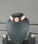Multi layer kundan choker set