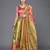 Digital Floral Print Satin Silk Semistitched Lehenga Choli For Women and Girls In Festive Party And Traditional Wear