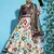 Digital Floral Print Satin Silk Semistitched Lehenga Choli For Women and Girls In Festive Party And Traditional Wear