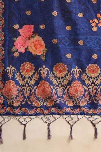 Digital Floral Print Satin Silk Semistitched Lehenga Choli For Women and Girls In Festive Party And Traditional Wear