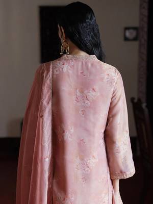 Light mahogany tissue silk salwar suit 3