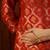 Tango red woven silk salwar suit