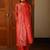 Tango red woven silk salwar suit