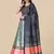 Kalamkari Digital Print Satin SemiStitched Lehenga Choli With Unstitched SequnceBlouse and Silk Dupatta For Women