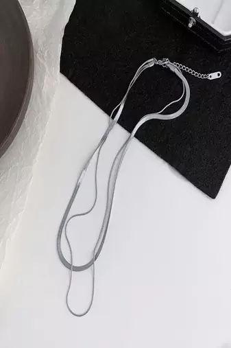 Layered snake chain - pack of 2