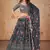 Digital Print Georget Multi Sequnce Work Lehenga Choli With Unstitched Blouse and Stitched print Dupatta For Women