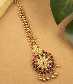 Gold plated ethnic stylish mangtika for women