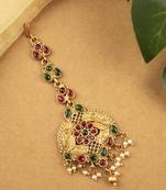 Gold plated ethnic stylish mangtika for women