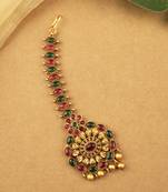Gold plated ethnic stylish mangtika for women