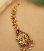 Gold plated ethnic stylish mangtika for women