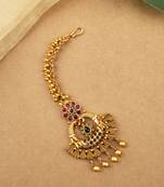 Gold plated ethnic stylish mangtika for women