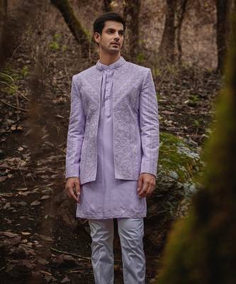 Wisteria open jacket set 1