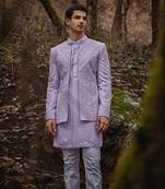 Wisteria open jacket set