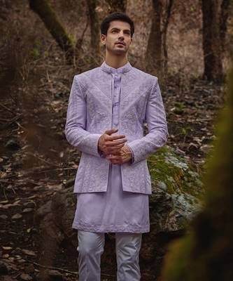 Wisteria open jacket set 2