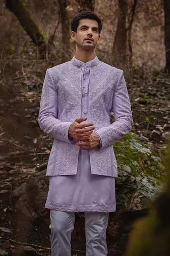 Wisteria open jacket set